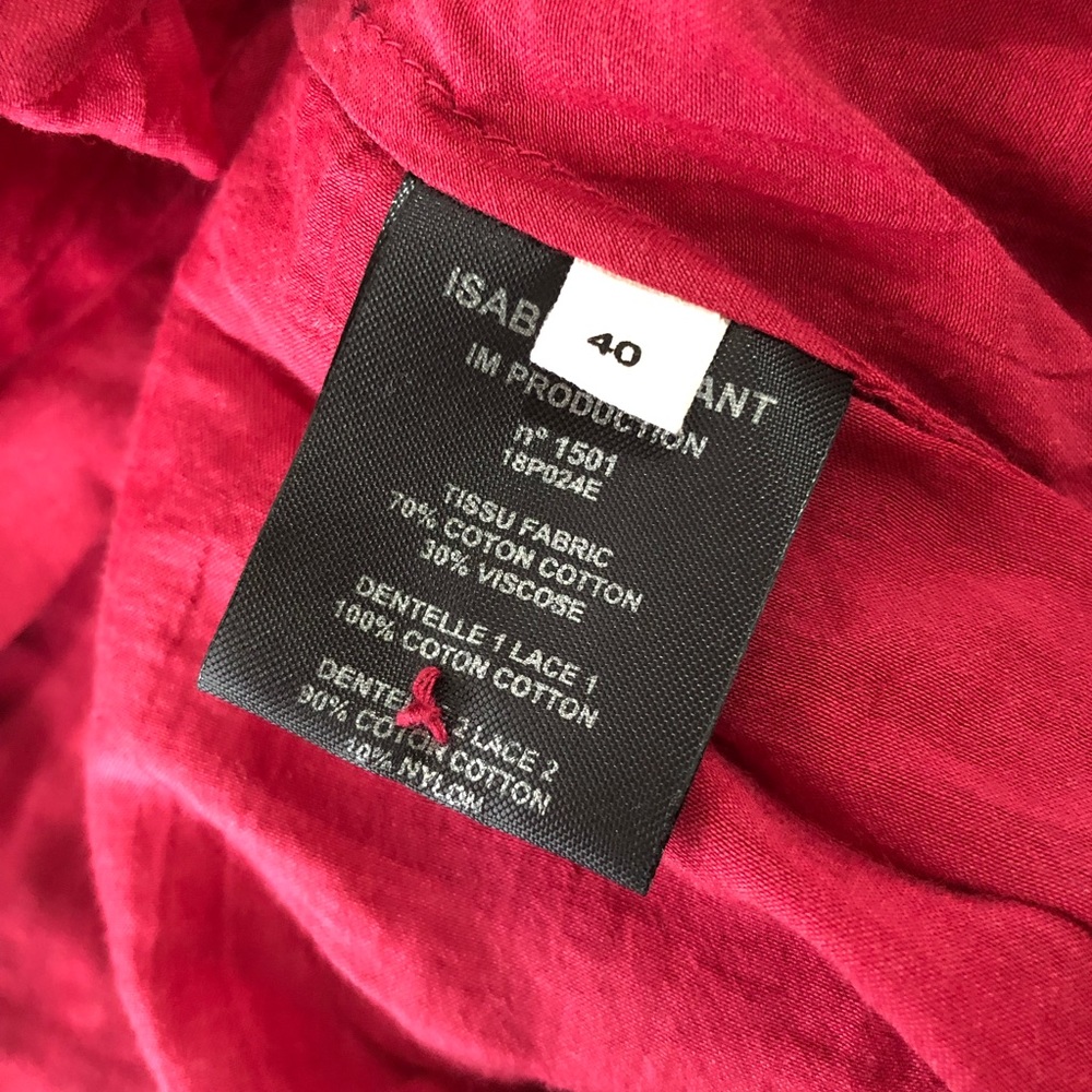 Isabel Marant Red Blouse - Picture 3 of 6